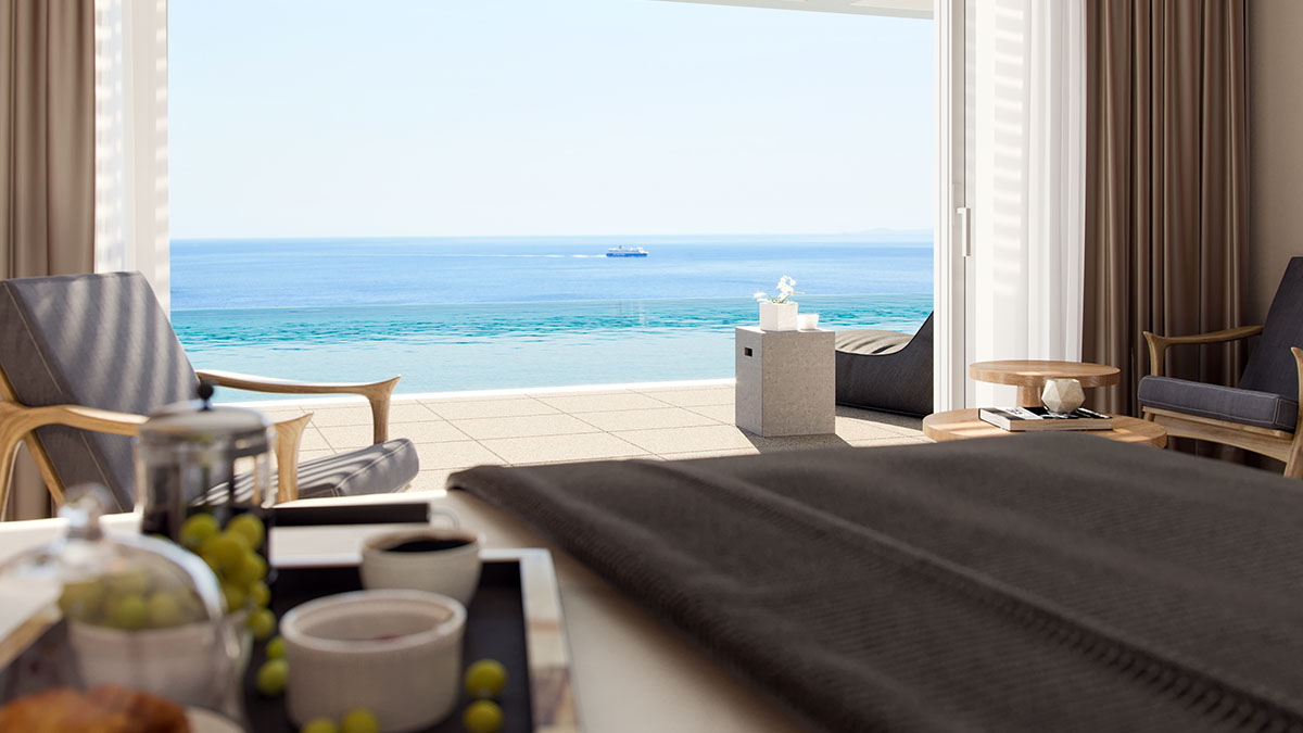 Twin / Double Superior Swim Up Sea View